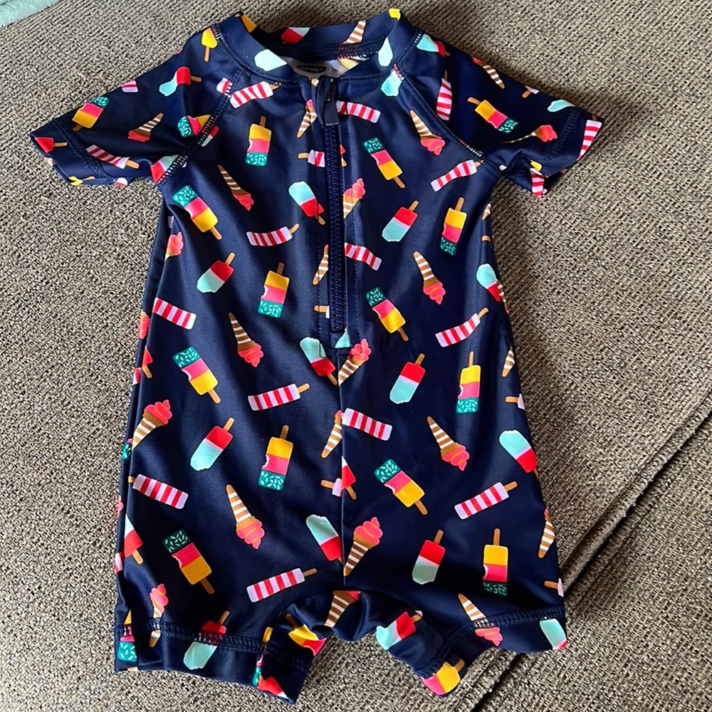 Old Navy Infant Short Sleeve One Piece Swimsuit